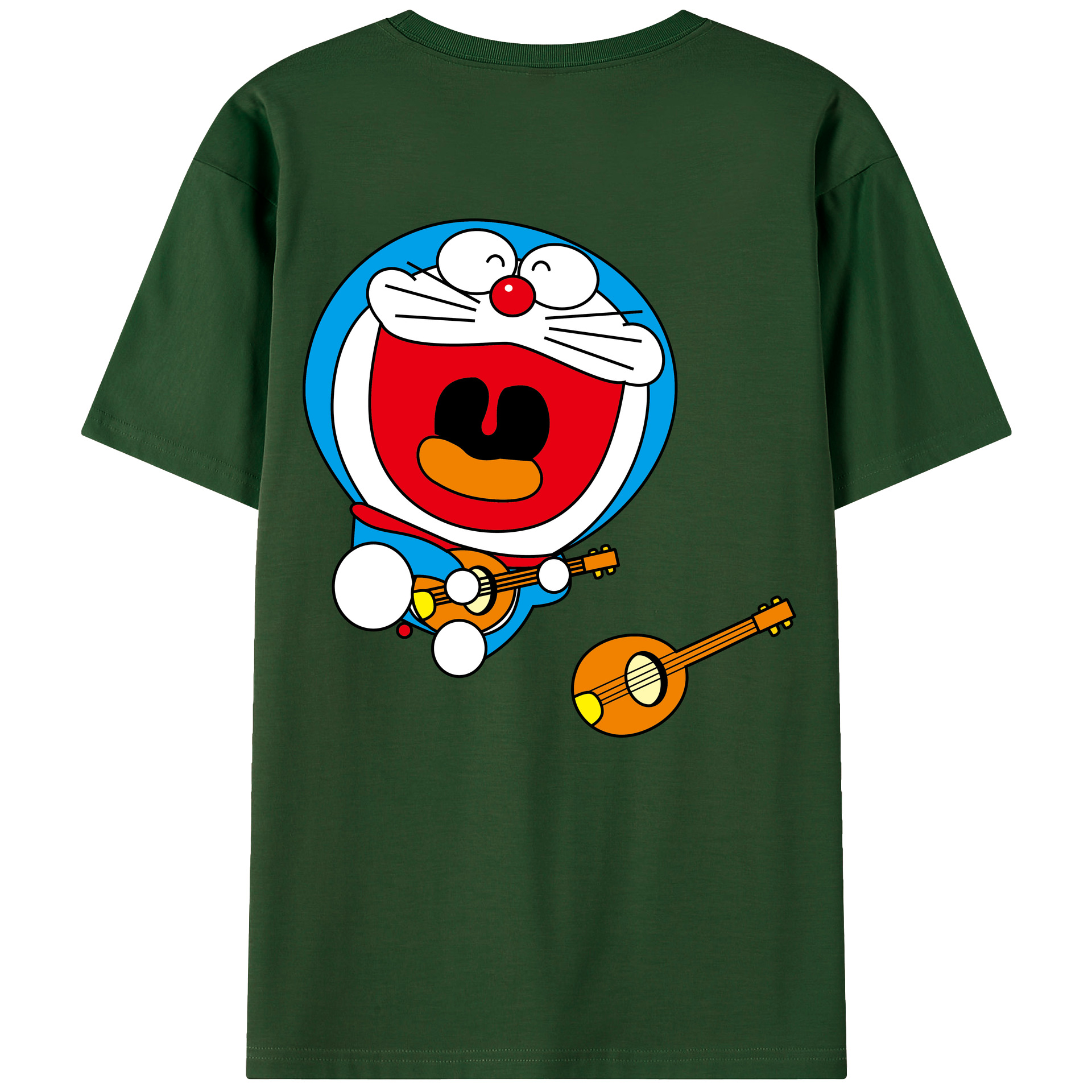（画像用） ドラえもん Doraemon 綿100％半袖Tシャツ（背面プリント）